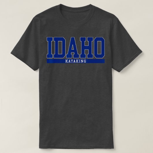 アイダホカヤック Tシャツ (デザイン正面)