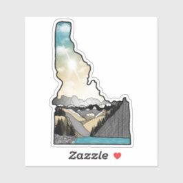 アイダホカラフル シール