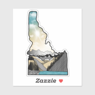 アイダホカラフル シール