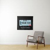 アイダホサスカッチ免許プレート タペストリー (インサイチュ(横))