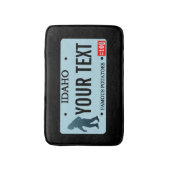 アイダホサスカッチ免許プレート バスマット (正面縦)