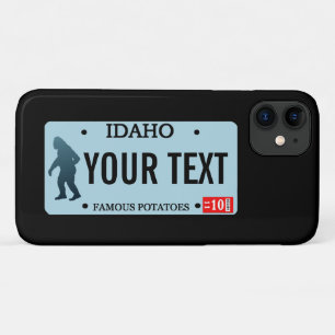 アイダホサスカッチ免許プレート iPhone 11 ケース