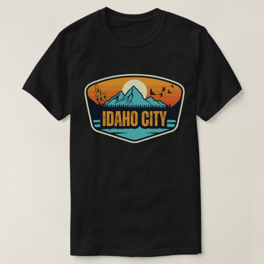 アイダホシティ Tシャツ (デザイン正面)
