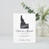 アイダホシャルボード州マップ移動はがき 案内ポストカード (スタンド正面)