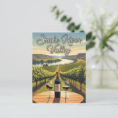 アイダホスネーク川渓谷ハガキのブドウ園 ポストカード (スタンド正面)