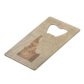 アイダホスパッドの地図 クレジットカード栓抜き (正面アングル)