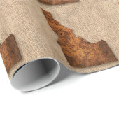 アイダホスパッドの地図 ラッピングペーパー (ロールコーナー)