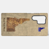 アイダホスパッドの地図 SAMSUNG GALAXYケース (裏面横)