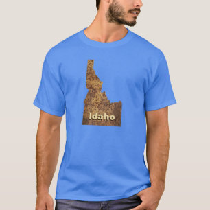 アイダホスパッドの地図 Tシャツ