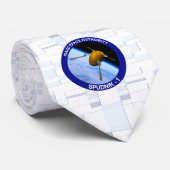 アイダホスプドニク衛星ミッションパッチネックタイ ネクタイ (ロール)