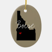 アイダホタウン セラミックオーナメント (正面)