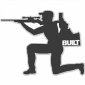 アイダホハンタービニルデカール シール (正面)