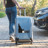 アイダホビルトブラックビニールカーデカール シール (スーツケースインサイチュ)