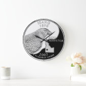 アイダホフェイク州クォーター ラージ壁時計 (ホーム)