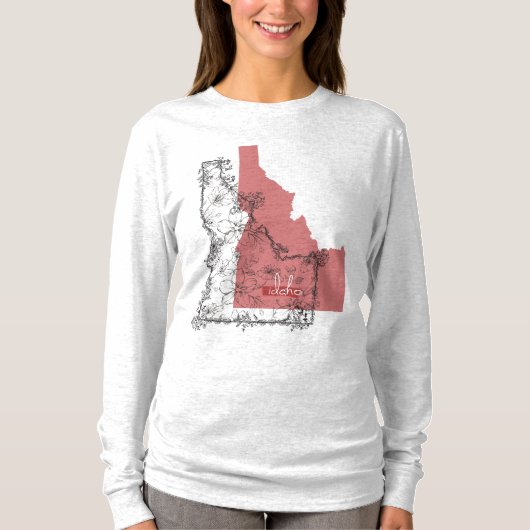 アイダホフルーアフローラTシャツ Tシャツ (正面)