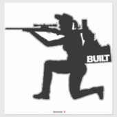 アイダホフントレスビニルデカール シール (シート)