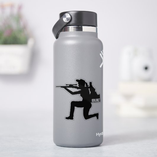 アイダホフントレスビニルデカール シール (HydroFlask)