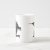 アイダホフントレスボーン中国マグ ボーンチャイナマグカップ (正面)