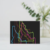 アイダホプライドぼやけ ポストカード (スタンド正面)