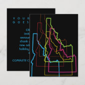 アイダホプライドぼやけ 招待状 (正面/裏面)