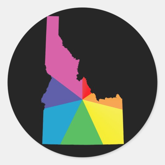 アイダホプライド。 ラウンドシール (正面)