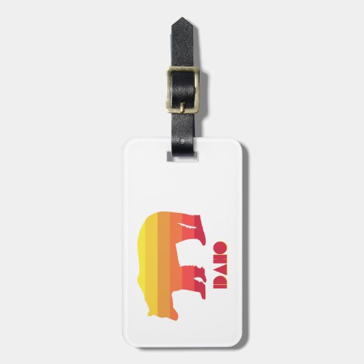 アイダホベア ラゲッジタグ (正面縦)