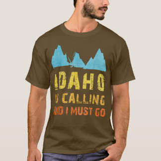 アイダホマウンテンズダイヤモンドピークジェム州旅行W Tシャツ