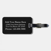 アイダホマップホーム州ラヴカスタムィズハート ラゲッジタグ (裏面横)