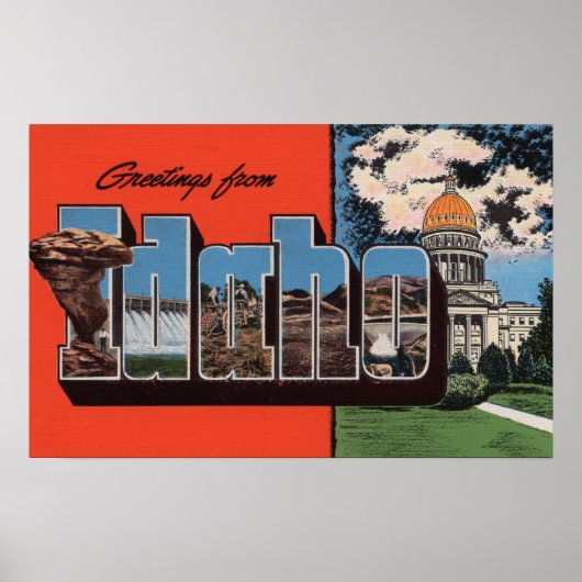 アイダホラージレターシーンアイダホ ポスター (正面)