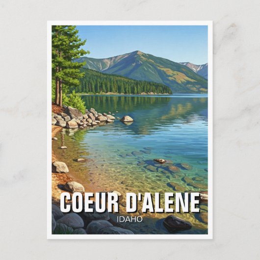 アイダホレイククーダレン ポストカード (正面)