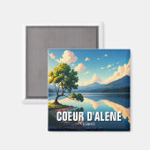 アイダホレイククーダレン マグネット (正面/裏面)