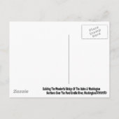 アイダホワシントン北部鉄道橋 ポストカード (裏面)