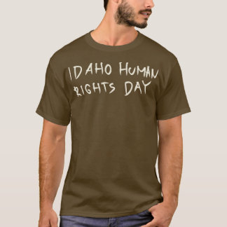 アイダホ人権デーTシャツ Tシャツ