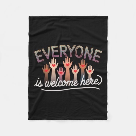 アイダホ先生引用文メンズウーメンズオールデイズウェルカム フリースブランケット (正面)