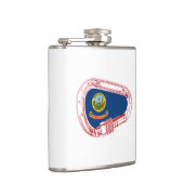 アイダホ国旗登山カラビナー フラスク (右)