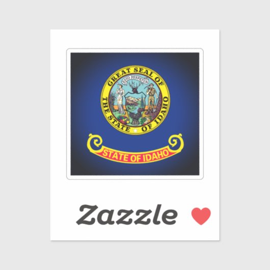 アイダホ国旗 シール (シート)