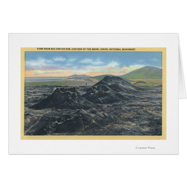 アイダホ国立公園ビッグクレーターリム (正面横)