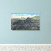 アイダホ国立公園ビッグクレーターリム キャンバスプリント (インサイチュ (ウッドフロア))