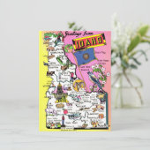 アイダホ地図の移動中のお知らせ (スタンド正面)