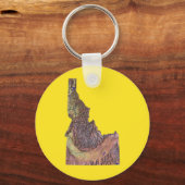 アイダホ地図キーチェーン キーホルダー (正面)