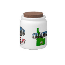 アイダホ地図、印章と写真文字