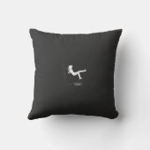 アイダホ女性のカーボーイ クッション (裏面)