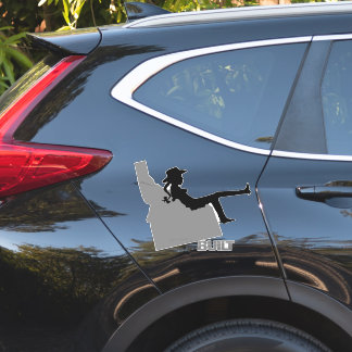 アイダホ女性のカーボーイ シール