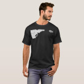 アイダホ射撃、 発砲パインツリーガン自然恋人 Tシャツ (正面フル)