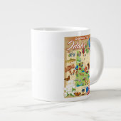 アイダホ州からの挨拶 ジャンボコーヒーマグカップ (正面右)