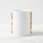 アイダホ州からの挨拶 ジャンボコーヒーマグカップ (正面)