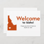 アイダホ州のカードへようこそ ポストカード (正面/裏面)