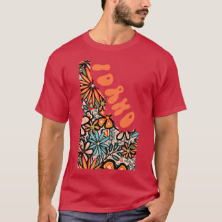 アイダホ州のデザインアーティストがデザインしたイラスト Tシャツ