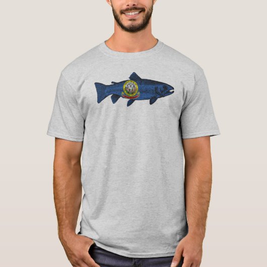 アイダホ州のマス Tシャツ (正面)
