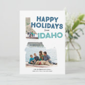 アイダホ州の写真からのホリデーカード - おめでとうございます シーズンカード (スタンド正面)
